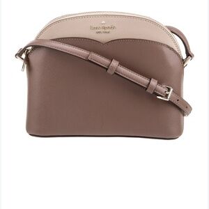 kate spade Brown and Cream Crossbody Bag